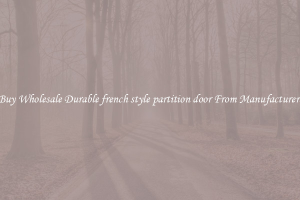 Buy Wholesale Durable french style partition door From Manufacturers