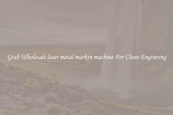 Grab Wholesale laser metal markin machine For Clean Engraving