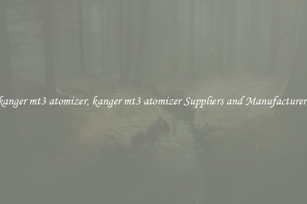 kanger mt3 atomizer, kanger mt3 atomizer Suppliers and Manufacturers