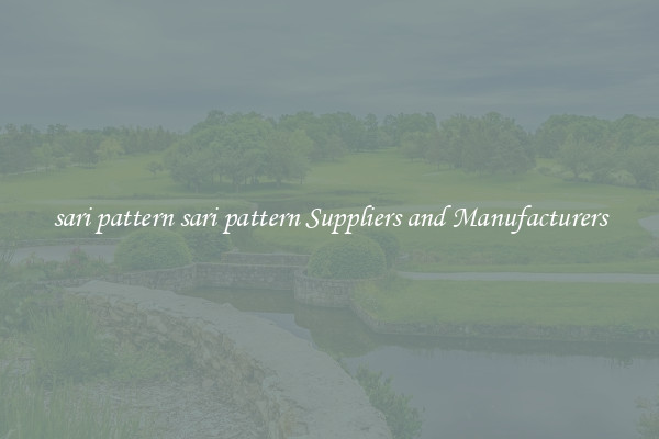 sari pattern sari pattern Suppliers and Manufacturers