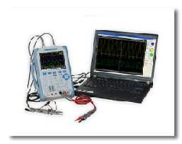 手持示波表100MHz帶寬,1GSa/s 實(shí)時采樣率,1M 存儲深度, 6000 計(jì)數(shù)萬用表.5.6寸大屏幕彩色液晶顯示，高分辨率(640*480）
