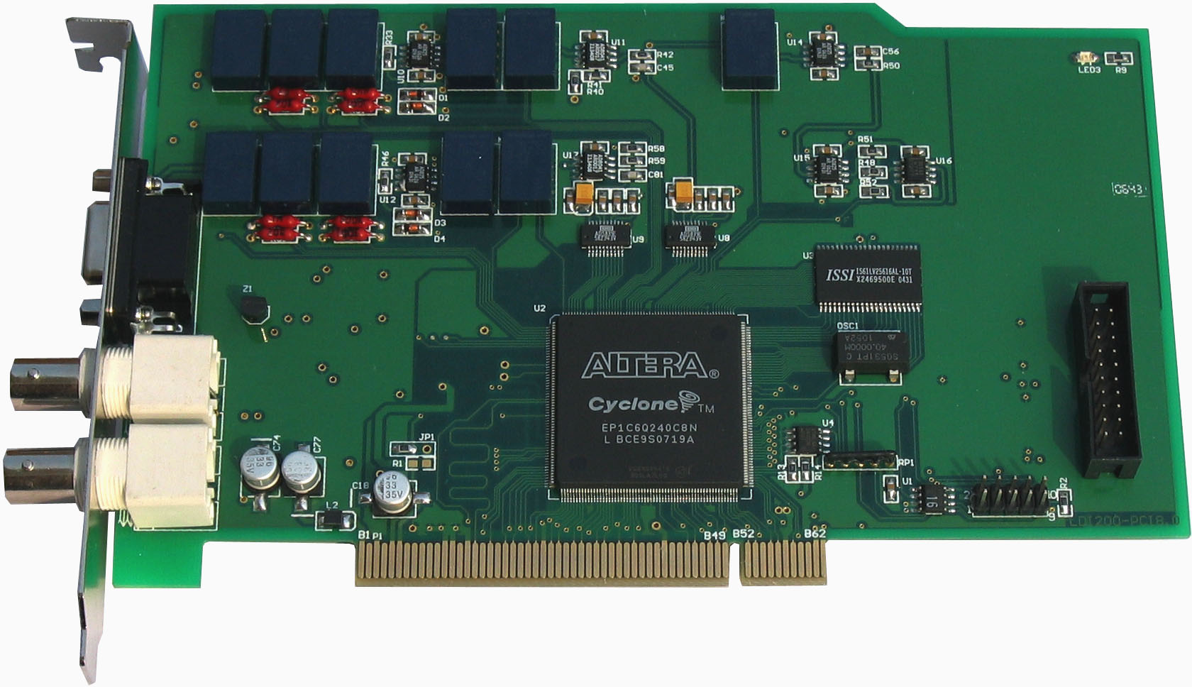 最高采樣率 :100MHz/s,A/D精度:8位, 通道數(shù):2ch 存儲(chǔ)深度:4096點(diǎn) 
 
